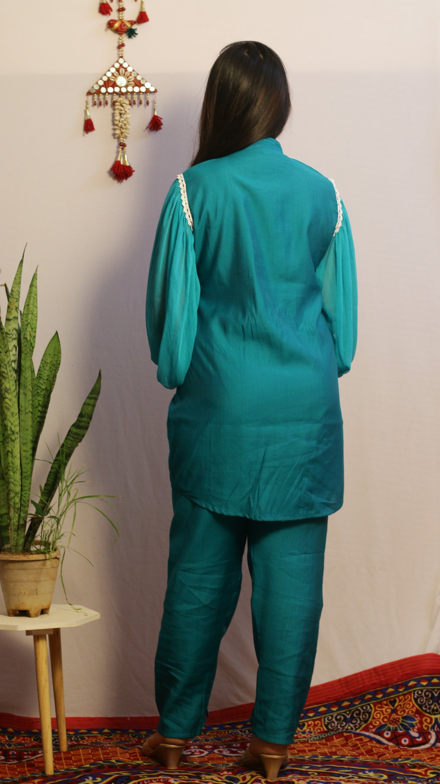 Avsaa Rama Green Co-ord Set