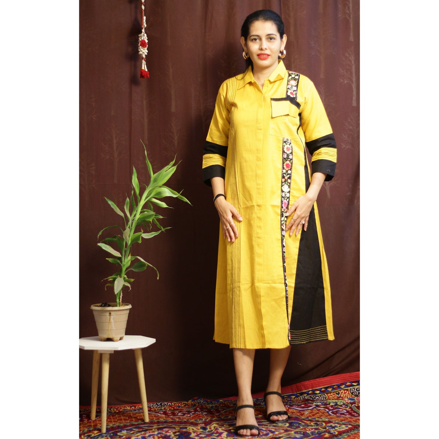 Yellow Cotton Dress