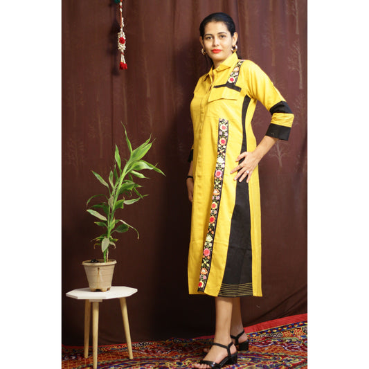 Yellow Cotton Dress