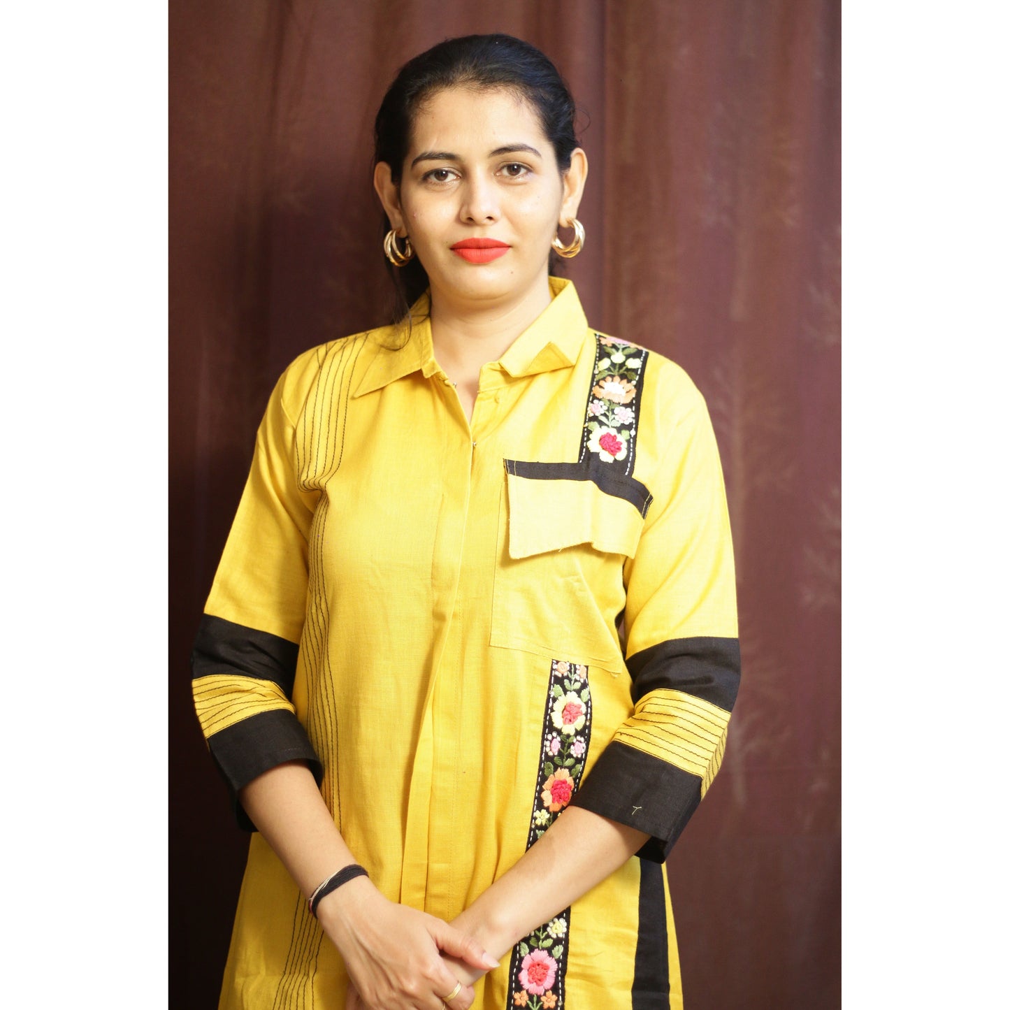 Yellow Cotton Dress