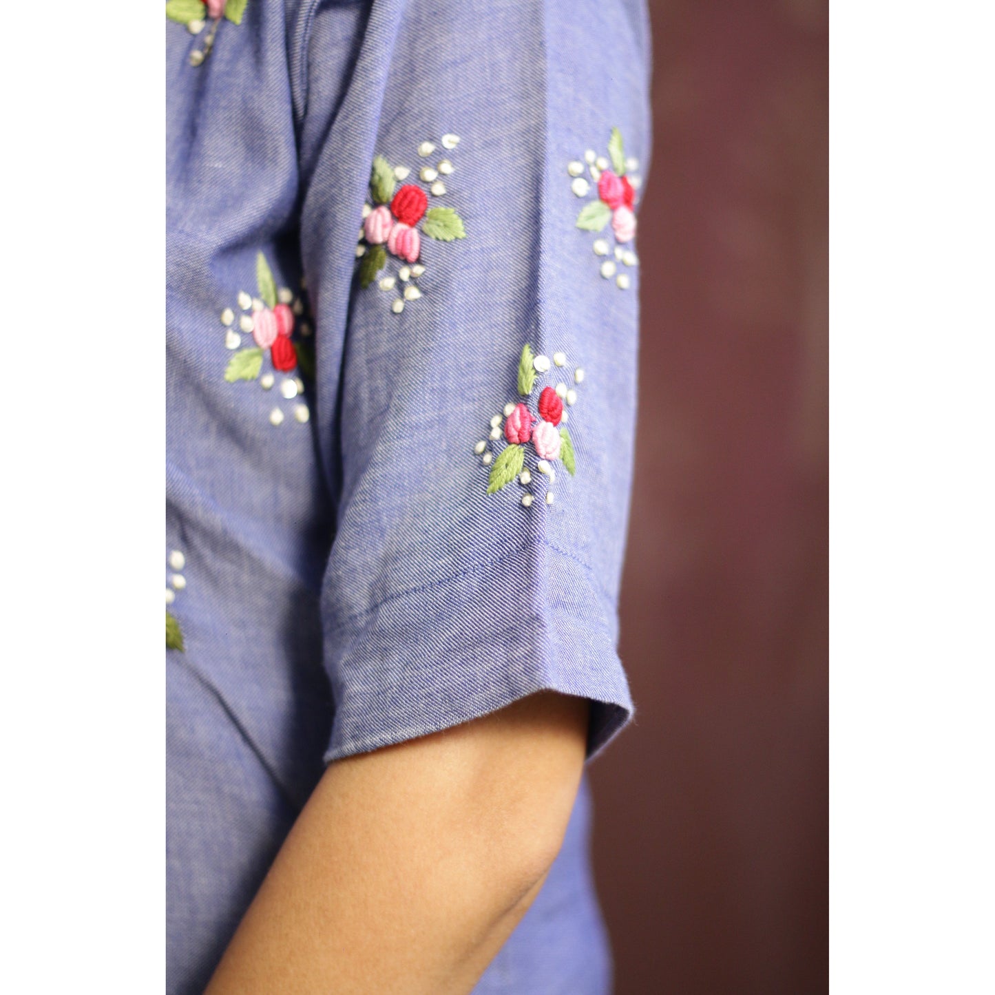 Blue Cotton Dress