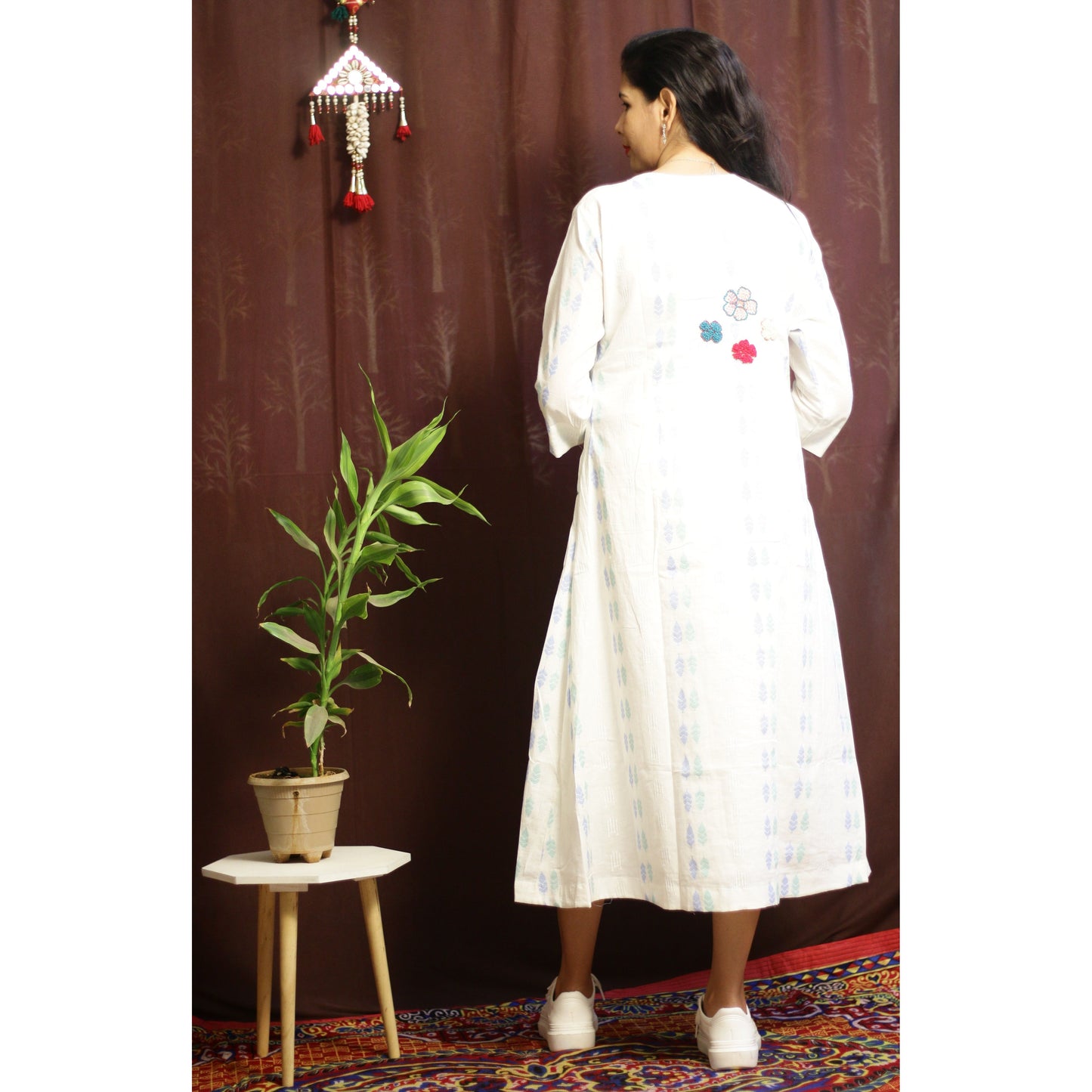 Farah White Dress