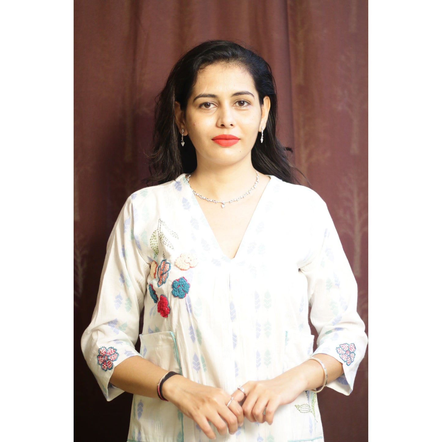 Farah White Dress