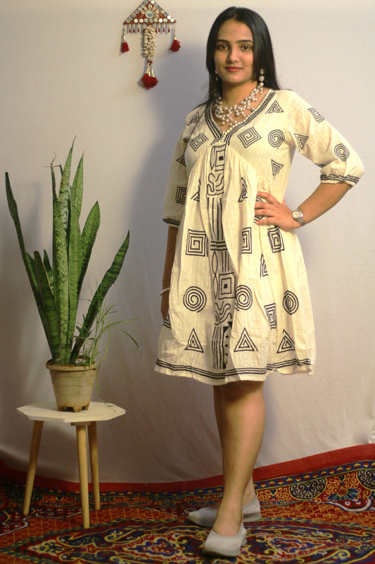 Aira Ivory Dress