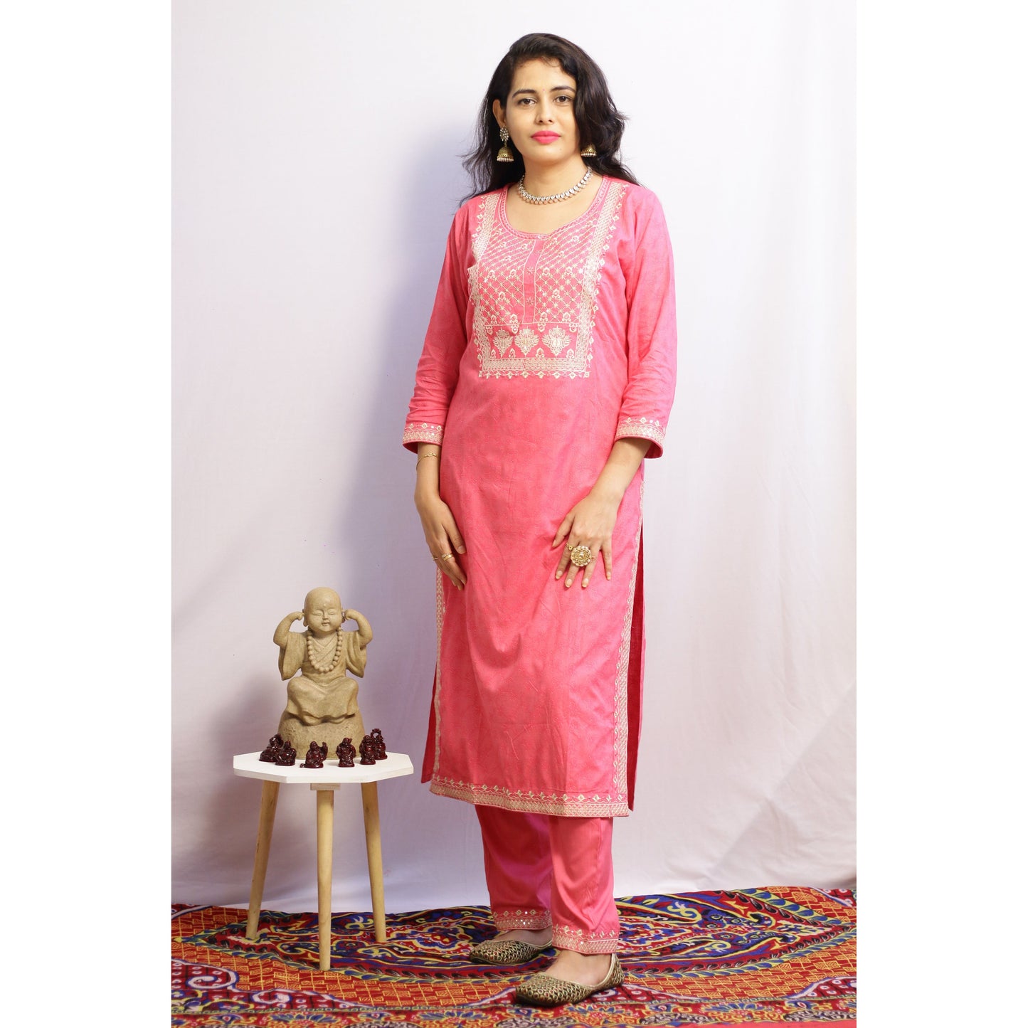 Kalki Embroidered Suit Set