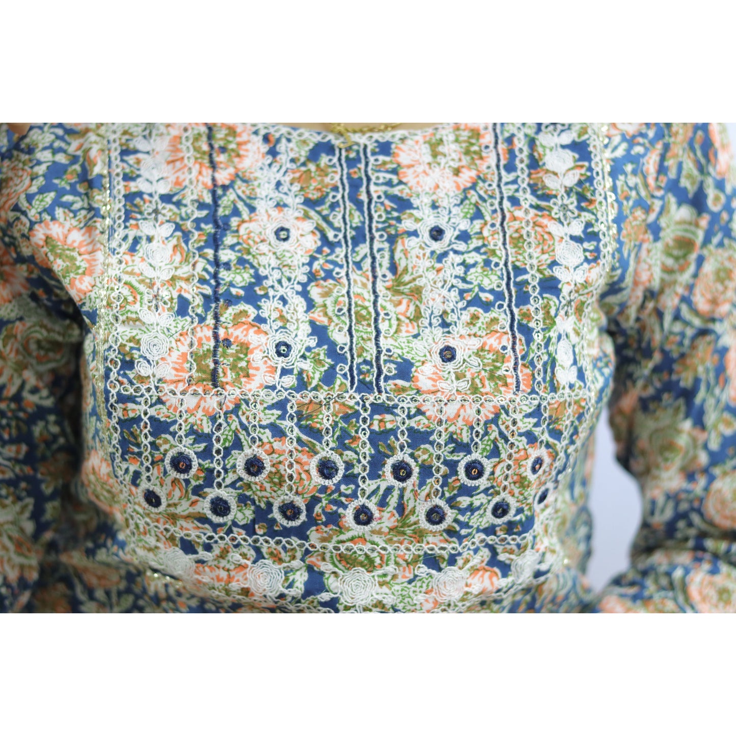 Floral Kurti Pant Set