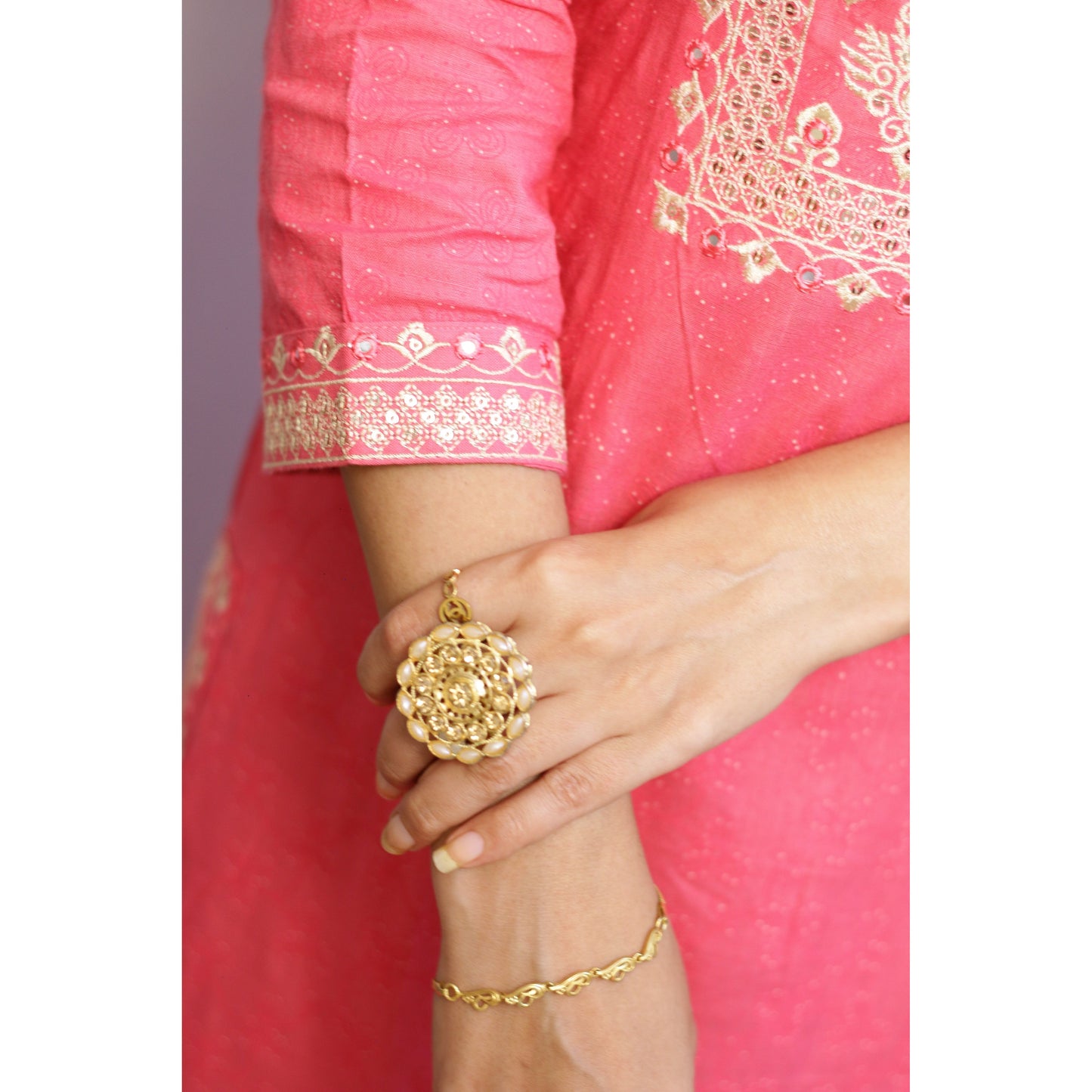 Kalki Embroidered Suit Set