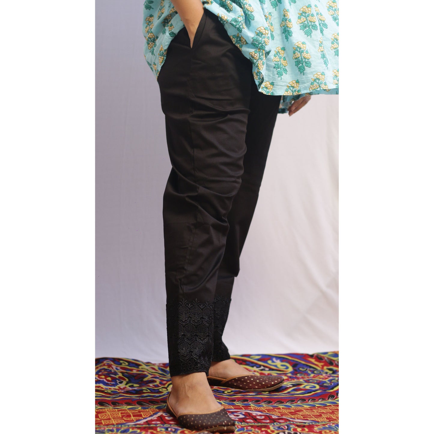 Black Lace Pant