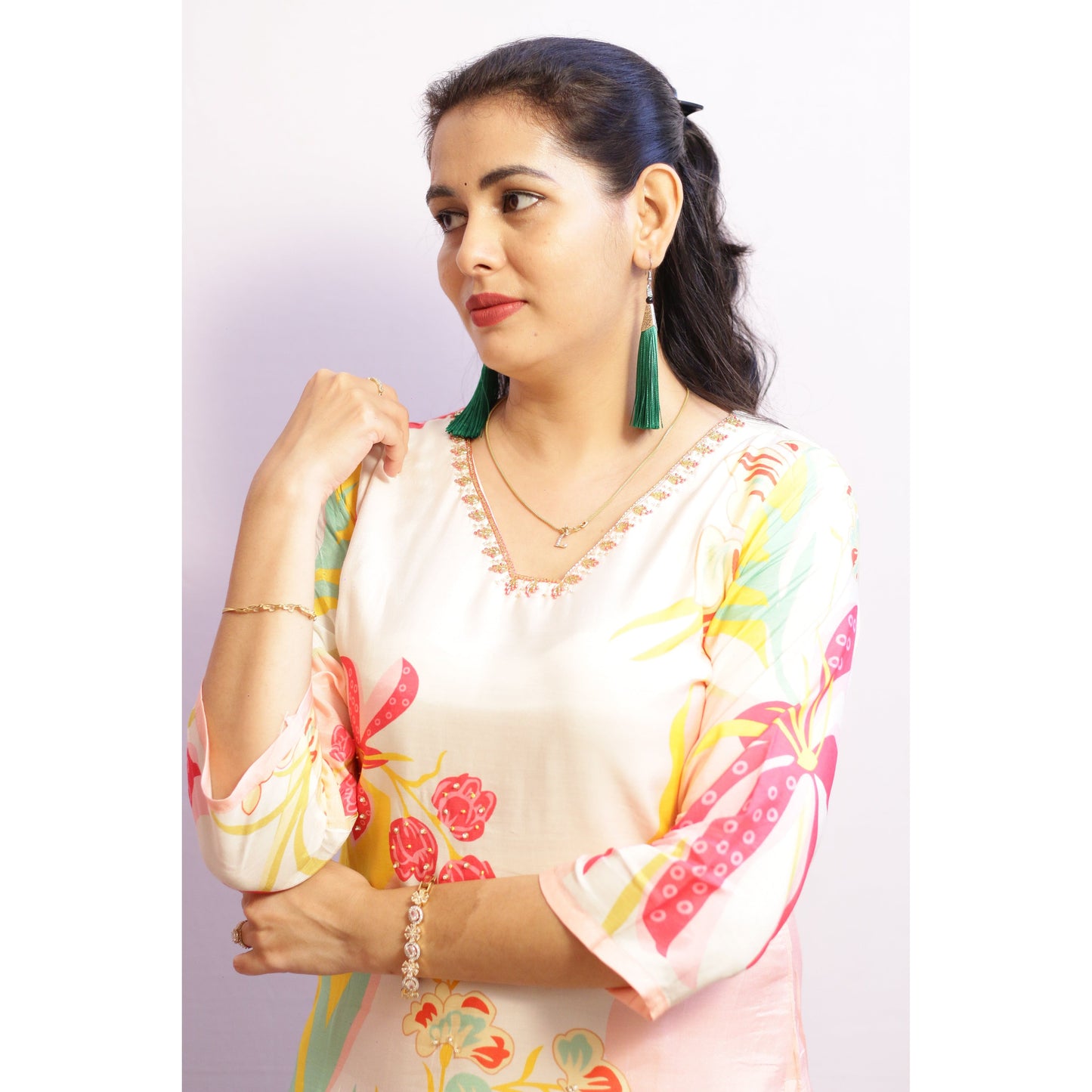 Uttara Off-White Suit Set