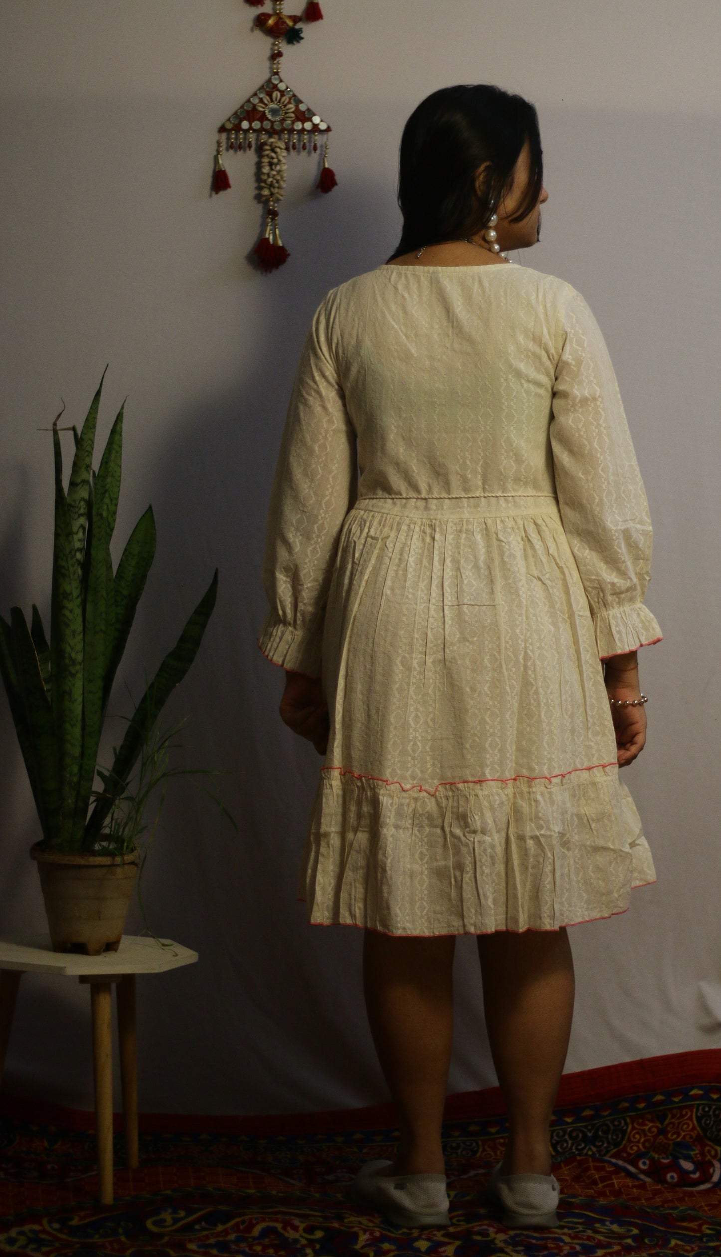 Zuri Ivory Bloom Dress
