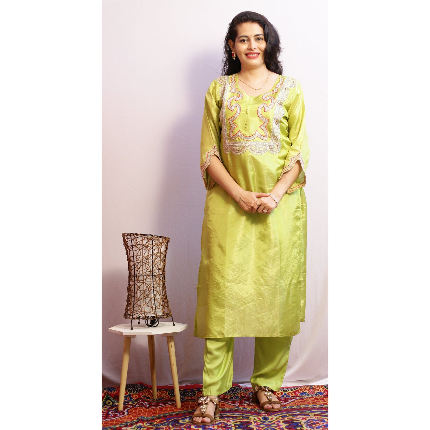 Dhita Green Suit Set