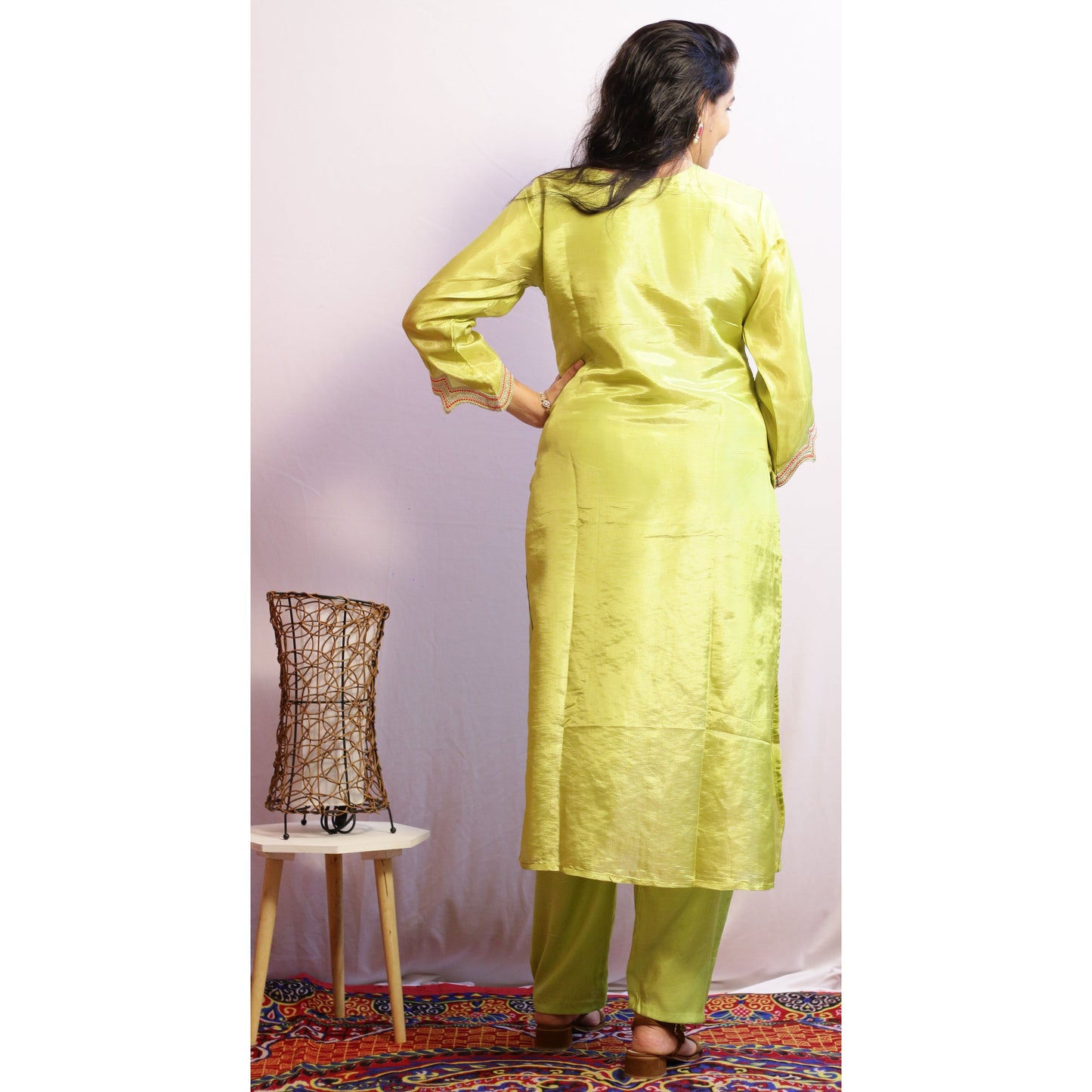 Dhita Green Suit Set