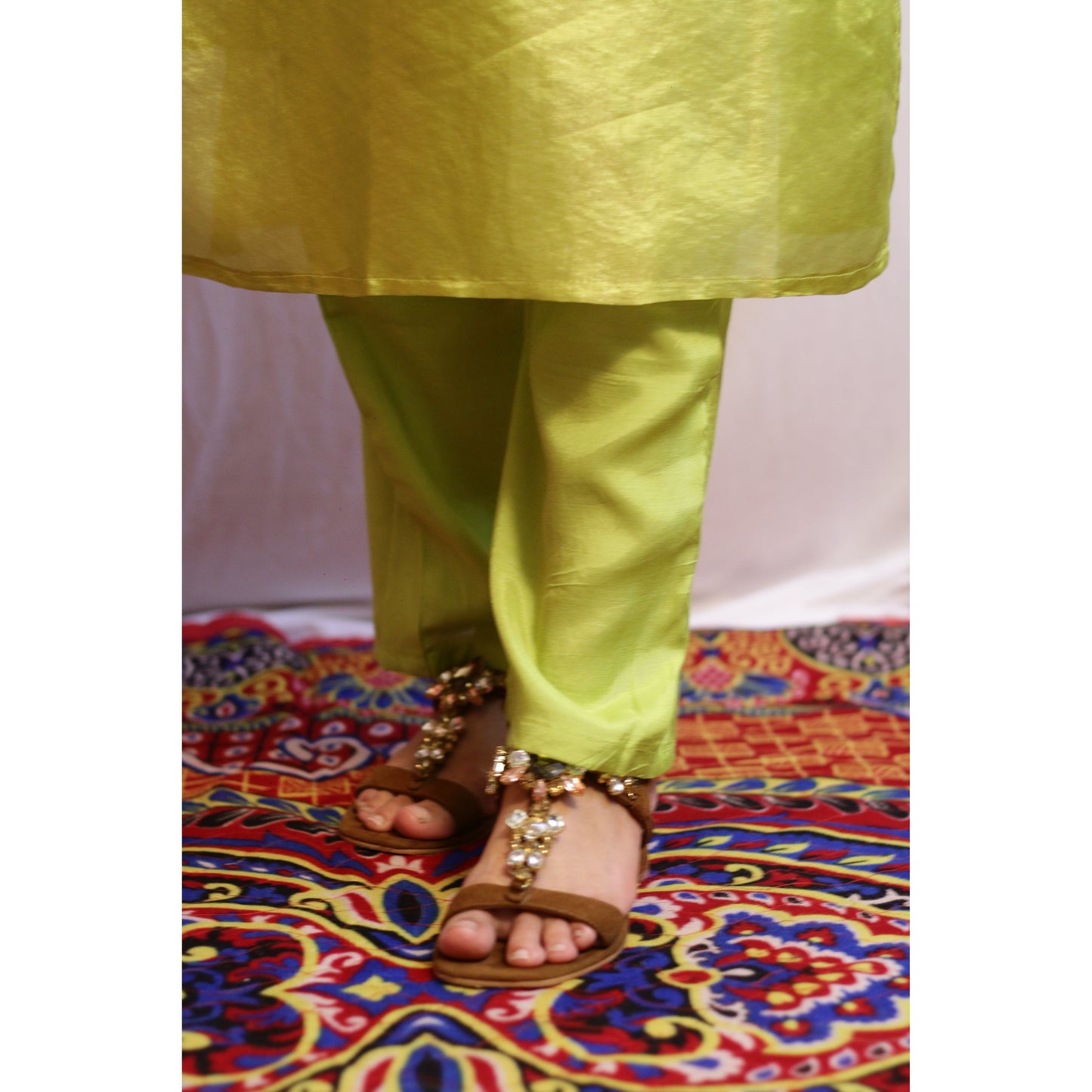 Dhita Green Suit Set
