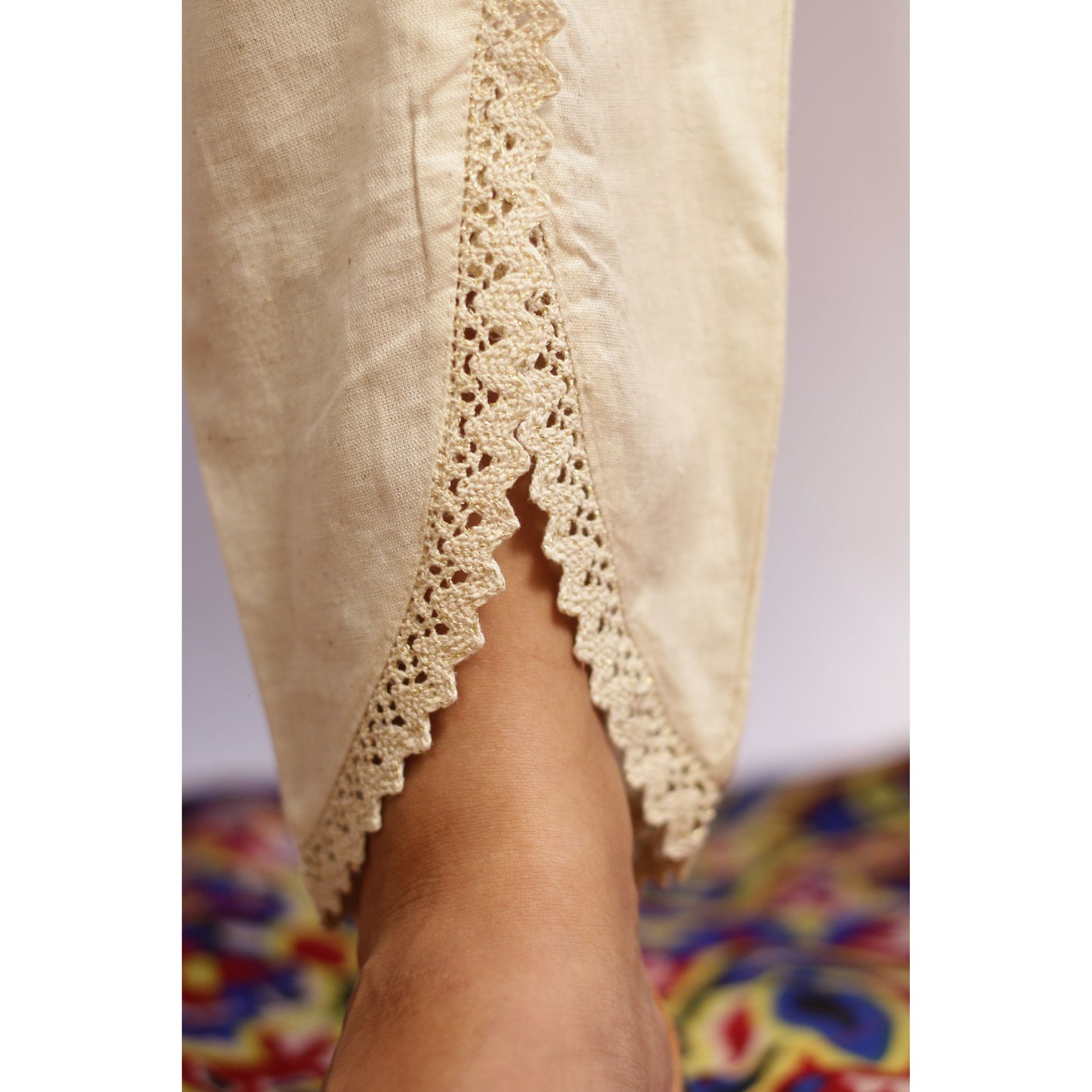 Beige Tulip Pant