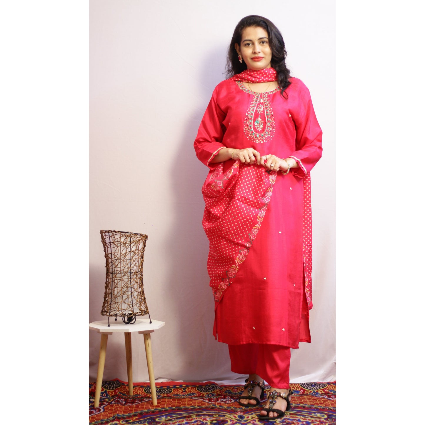 Etasha Pink Suit Set