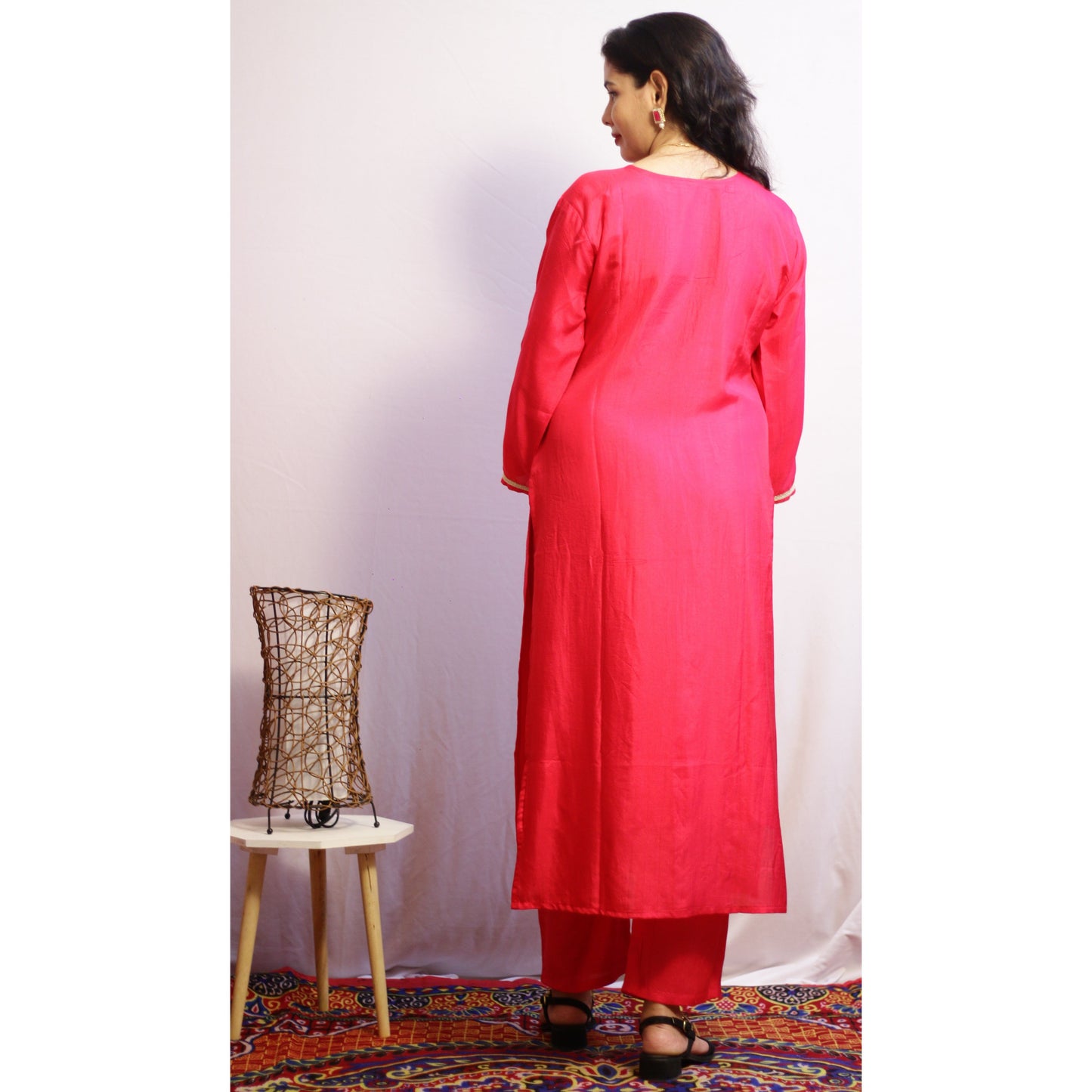 Etasha Pink Suit Set