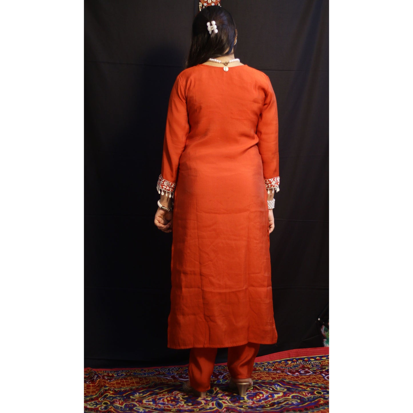Paisley Rust Suit Set