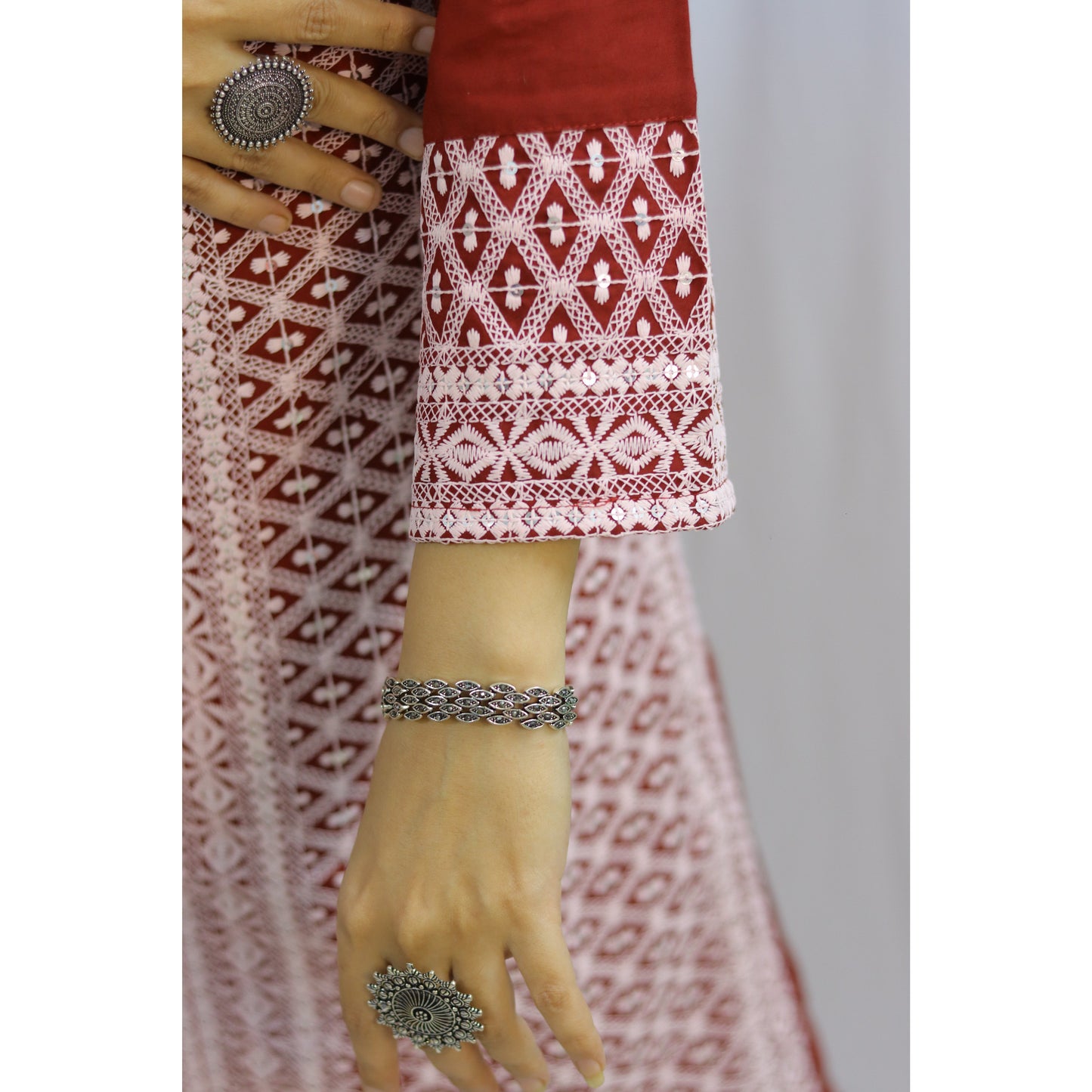 Maisha Embroidered Suit Set
