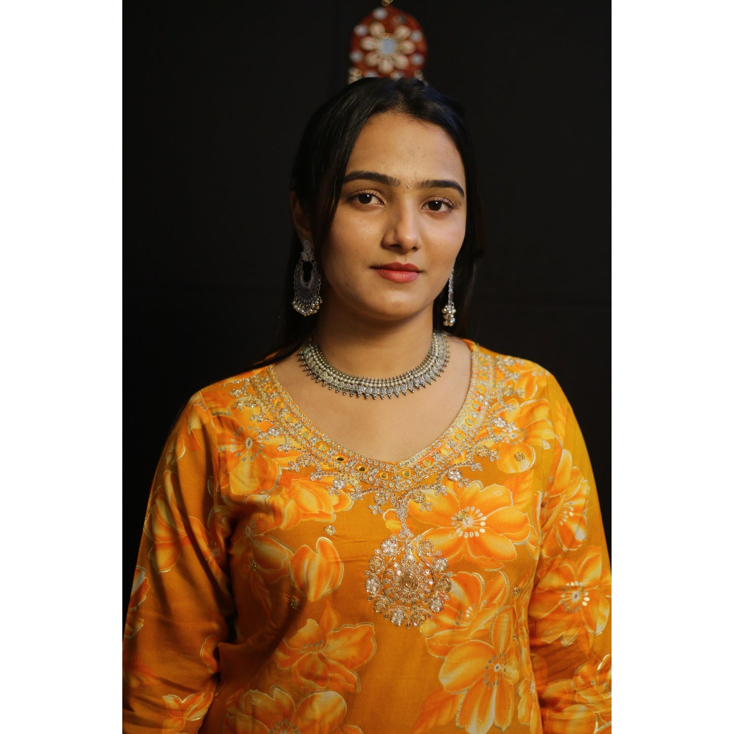 Floral Yellow Suit Set