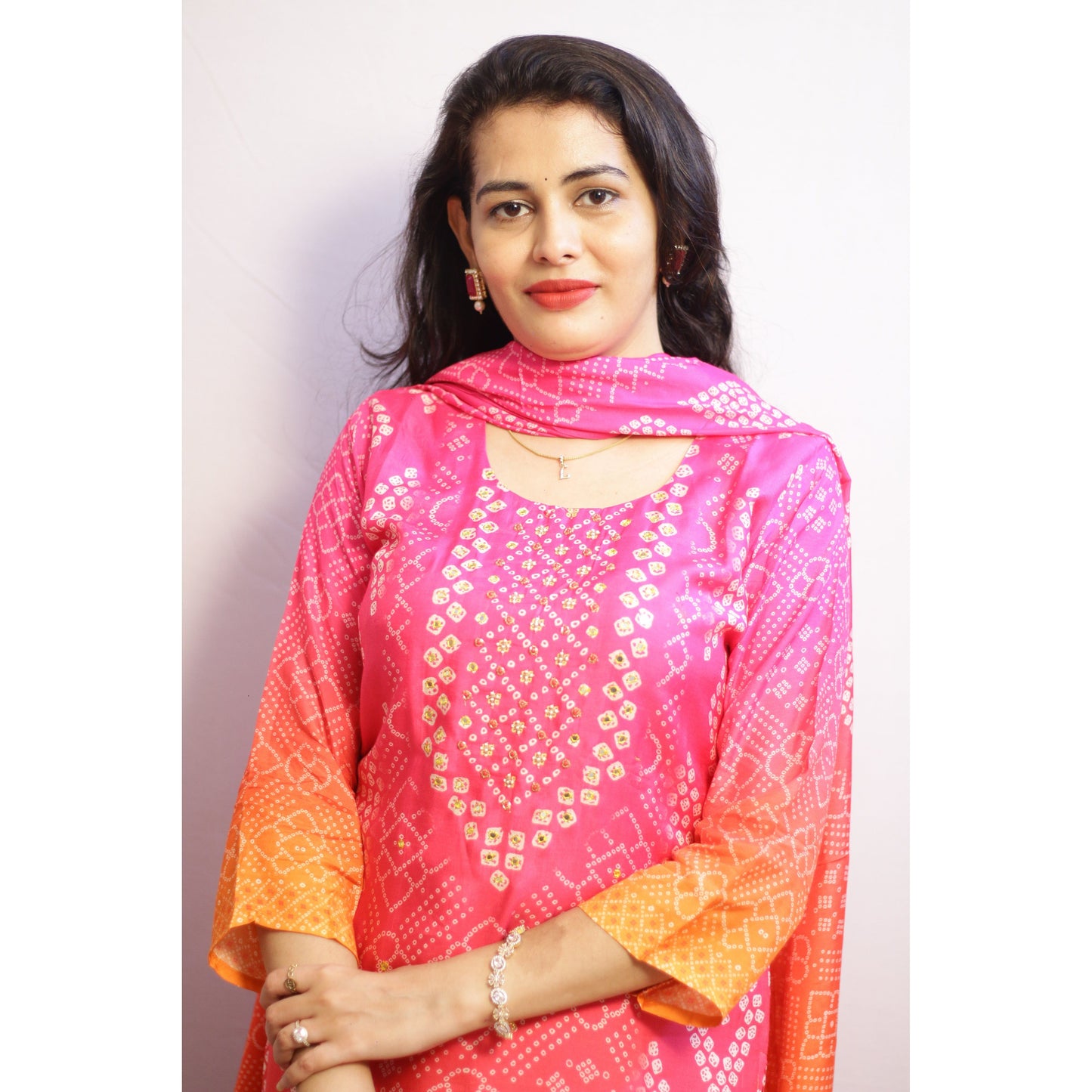 Barkha Pink Orange Suit Set