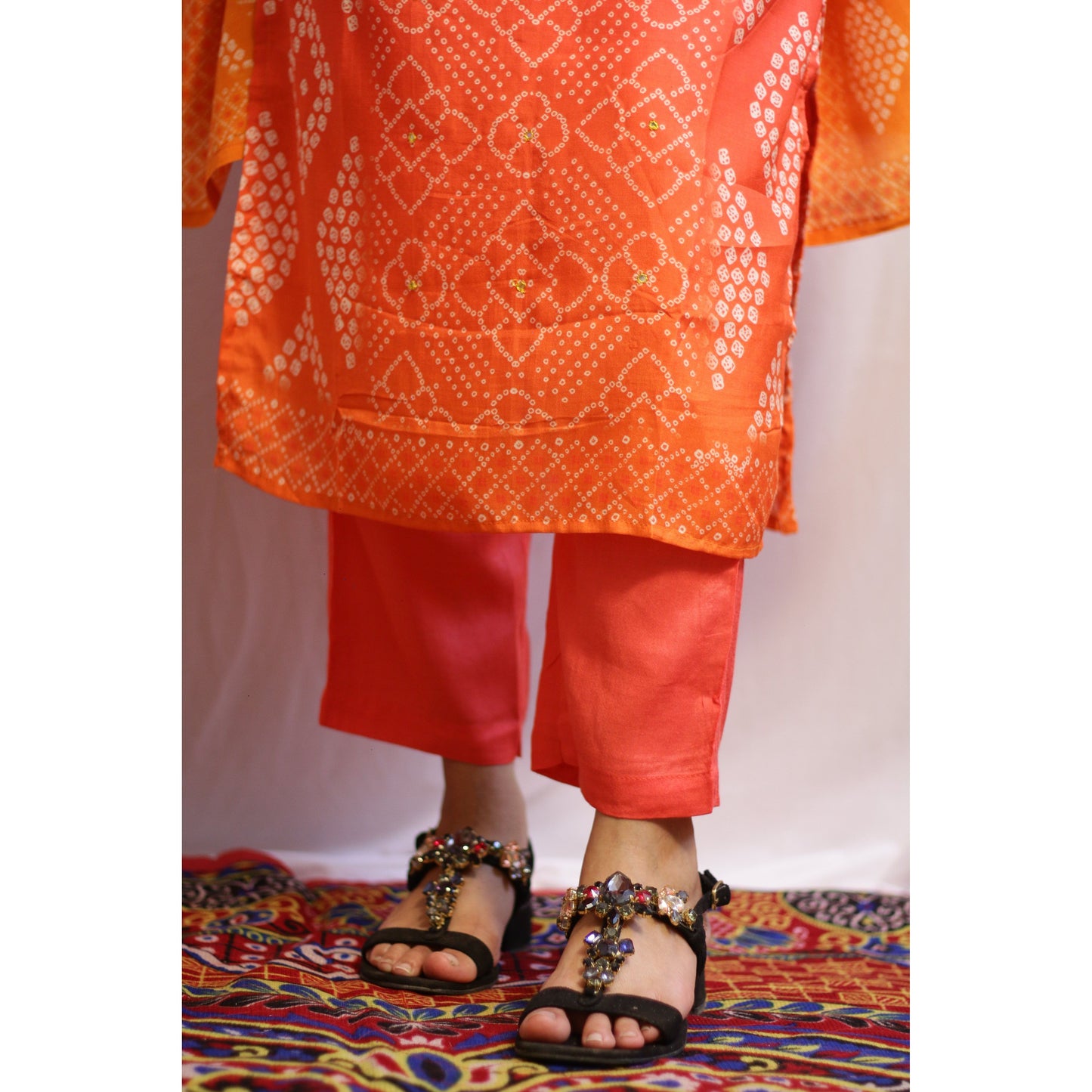 Barkha Pink Orange Suit Set