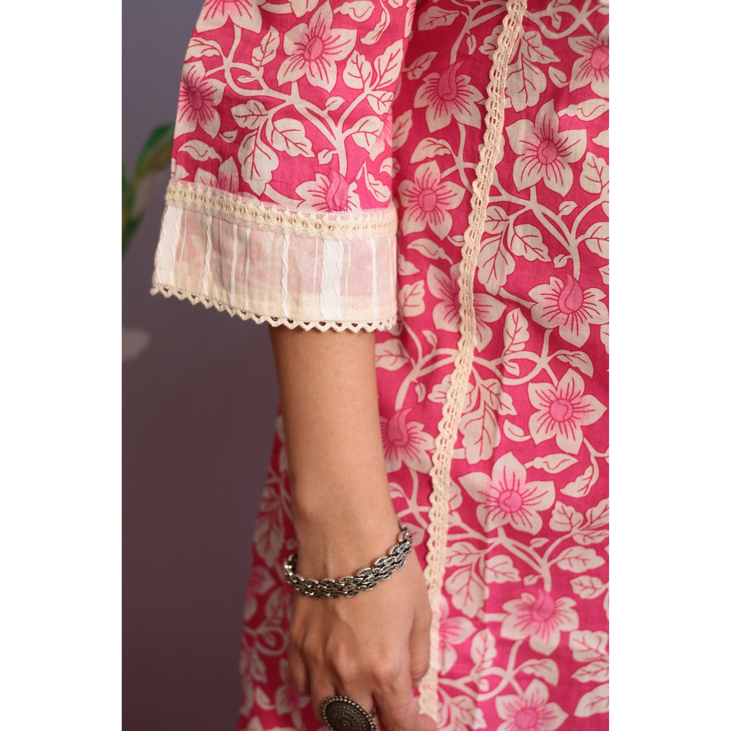 Unnati Pink Kurti Pant Set