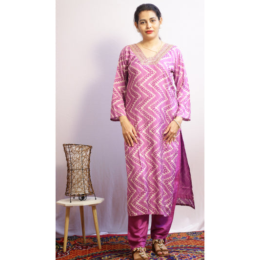 Heer Purple Suit Set