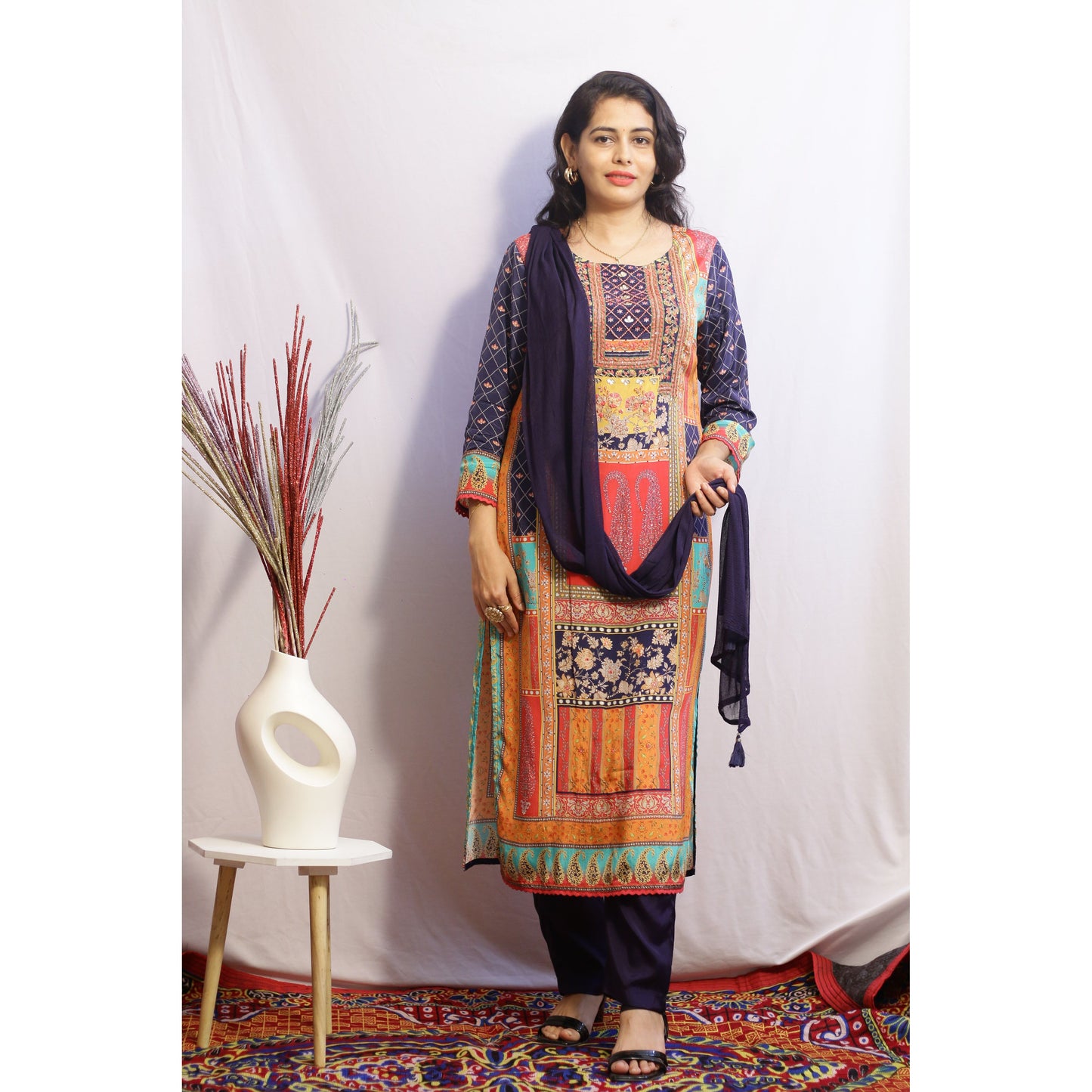 Kalini Embroidered Suit Set