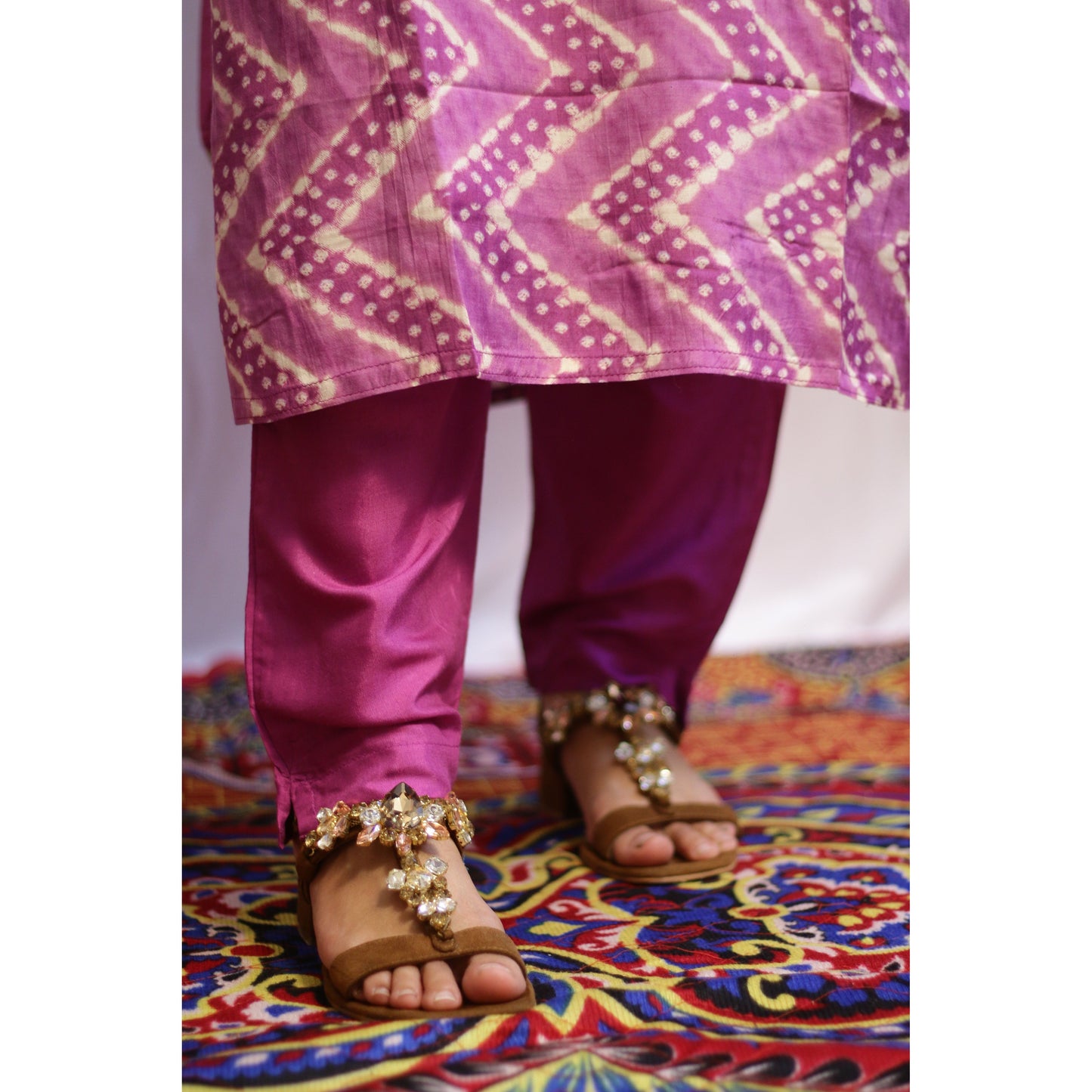 Heer Purple Suit Set