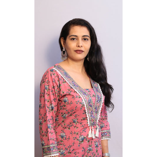 Kamiya Pink Kurti Pant Set
