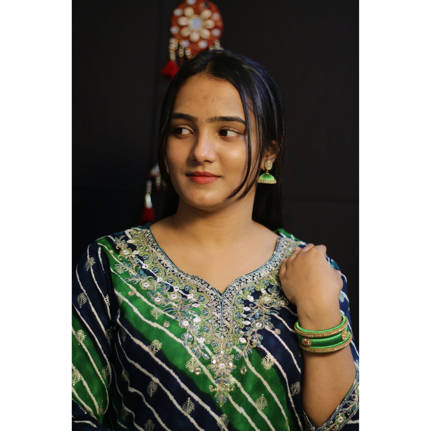 Lehriya Green Suit Set