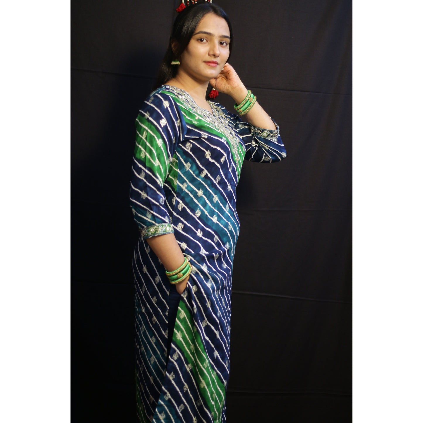 Lehriya Green Suit Set