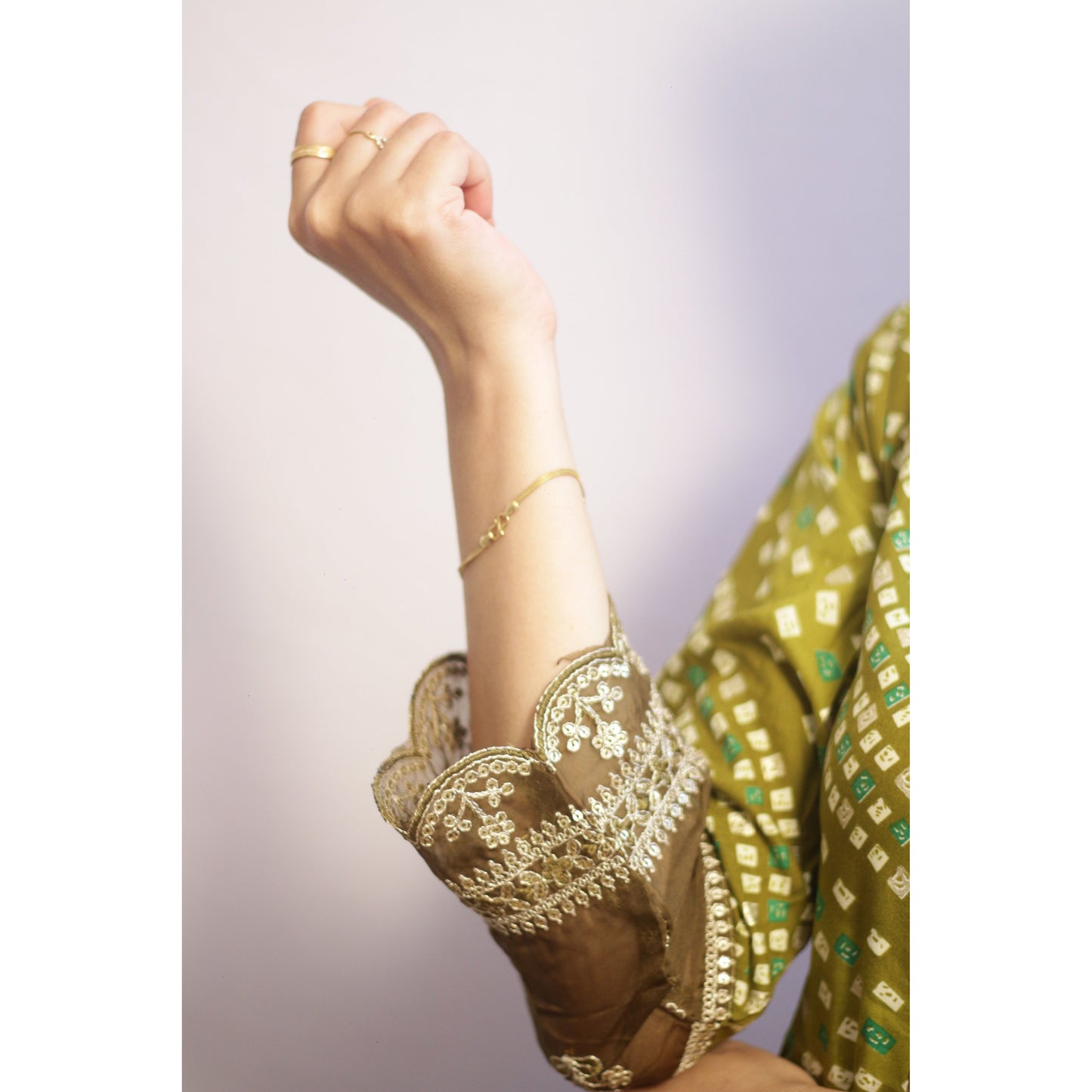 Stuti Green Anarkali Suit Set