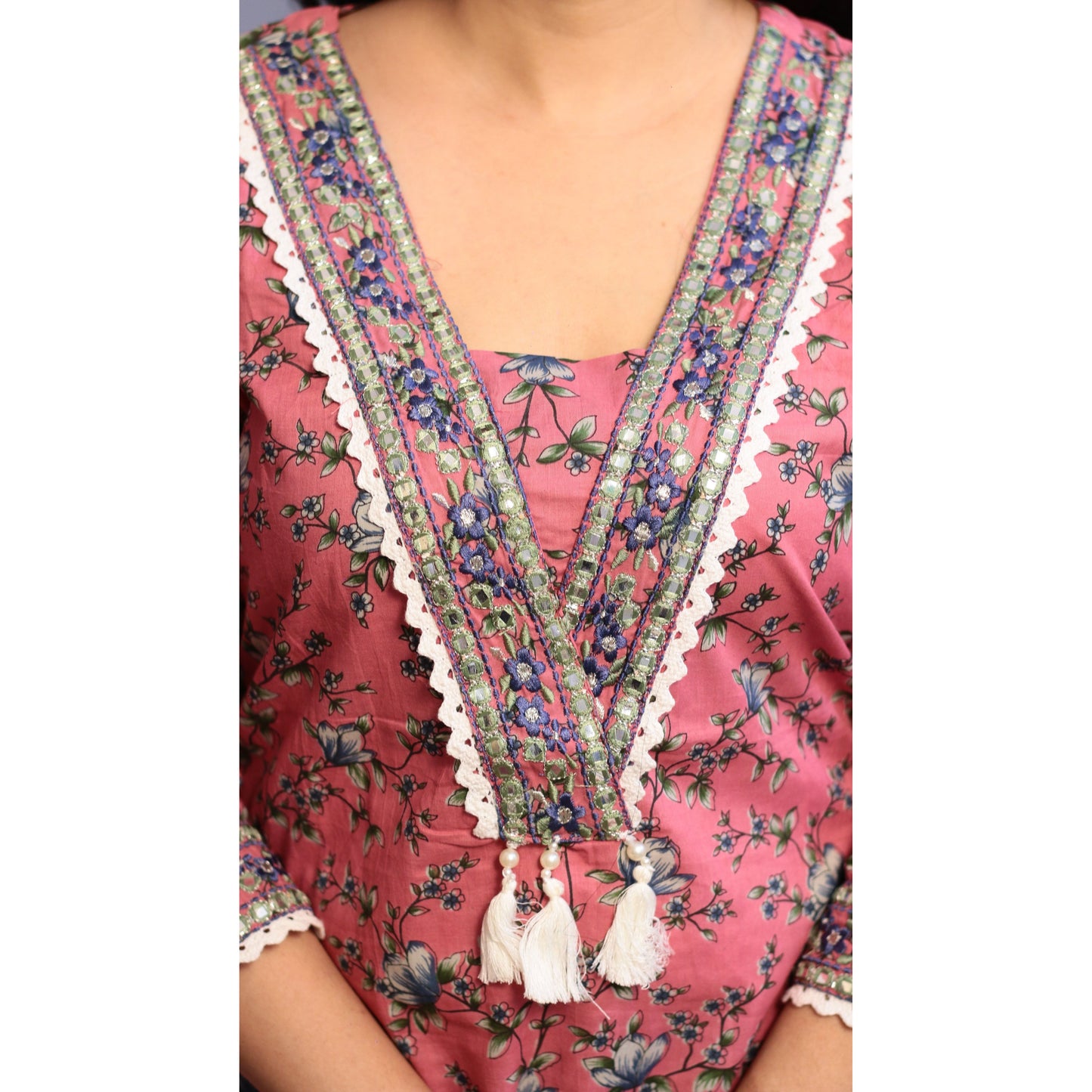 Kamiya Pink Kurti Pant Set