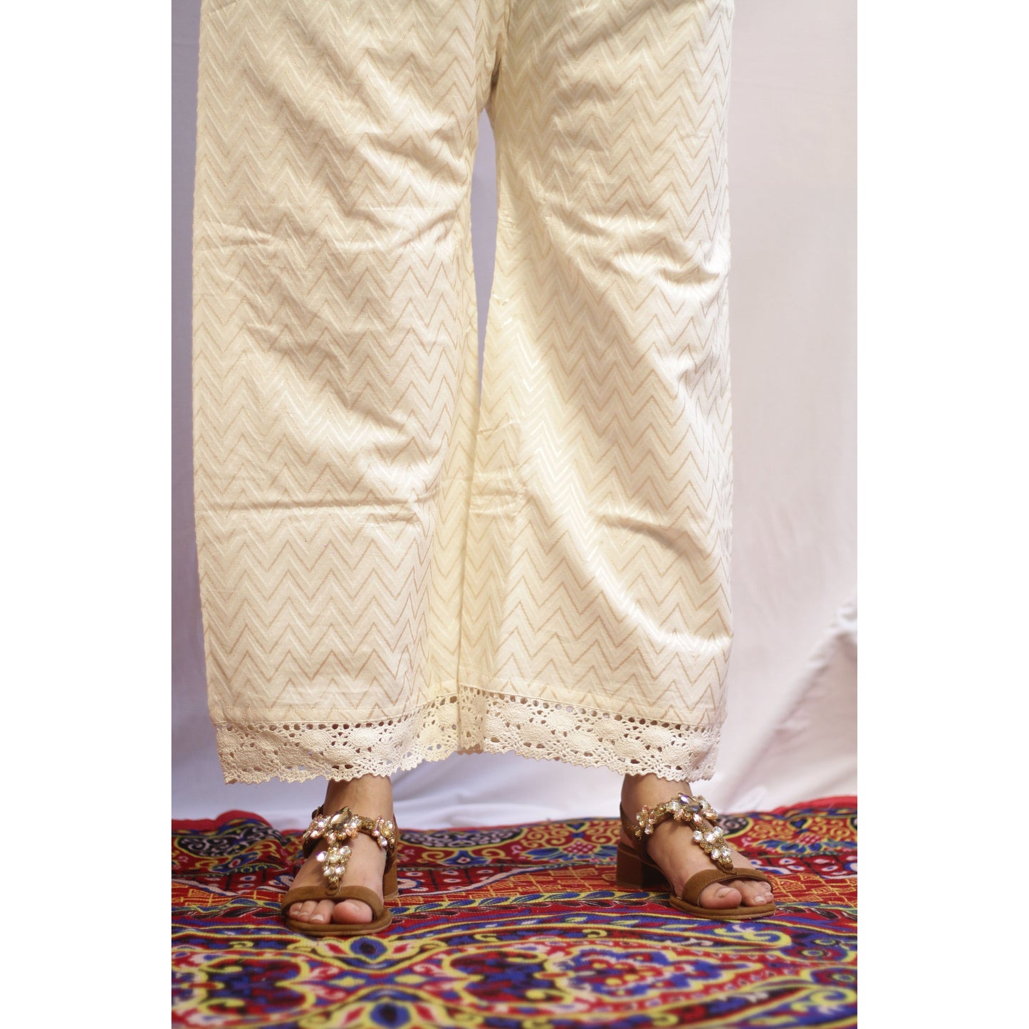 Embroidered Pallazo