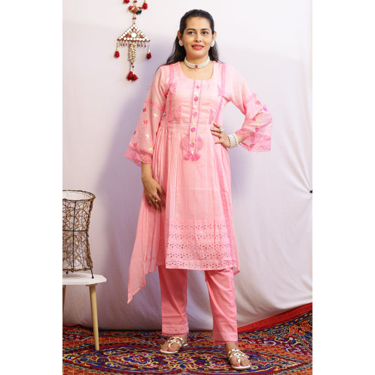 Sakhi Embroidered Suit Set