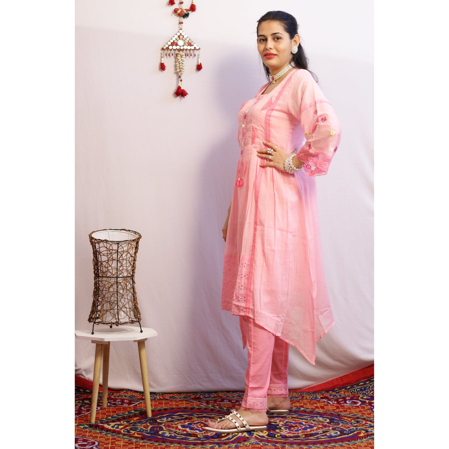 Sakhi Embroidered Suit Set