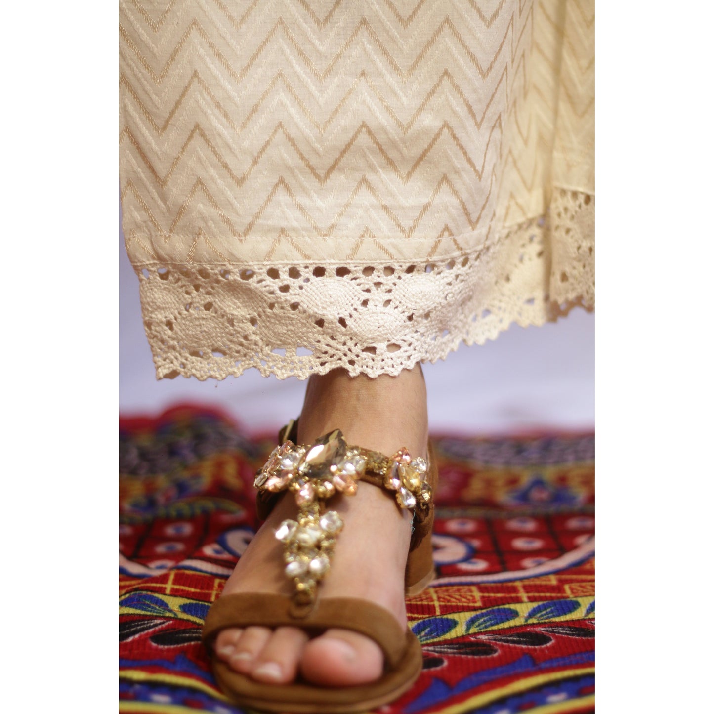 Embroidered Pallazo