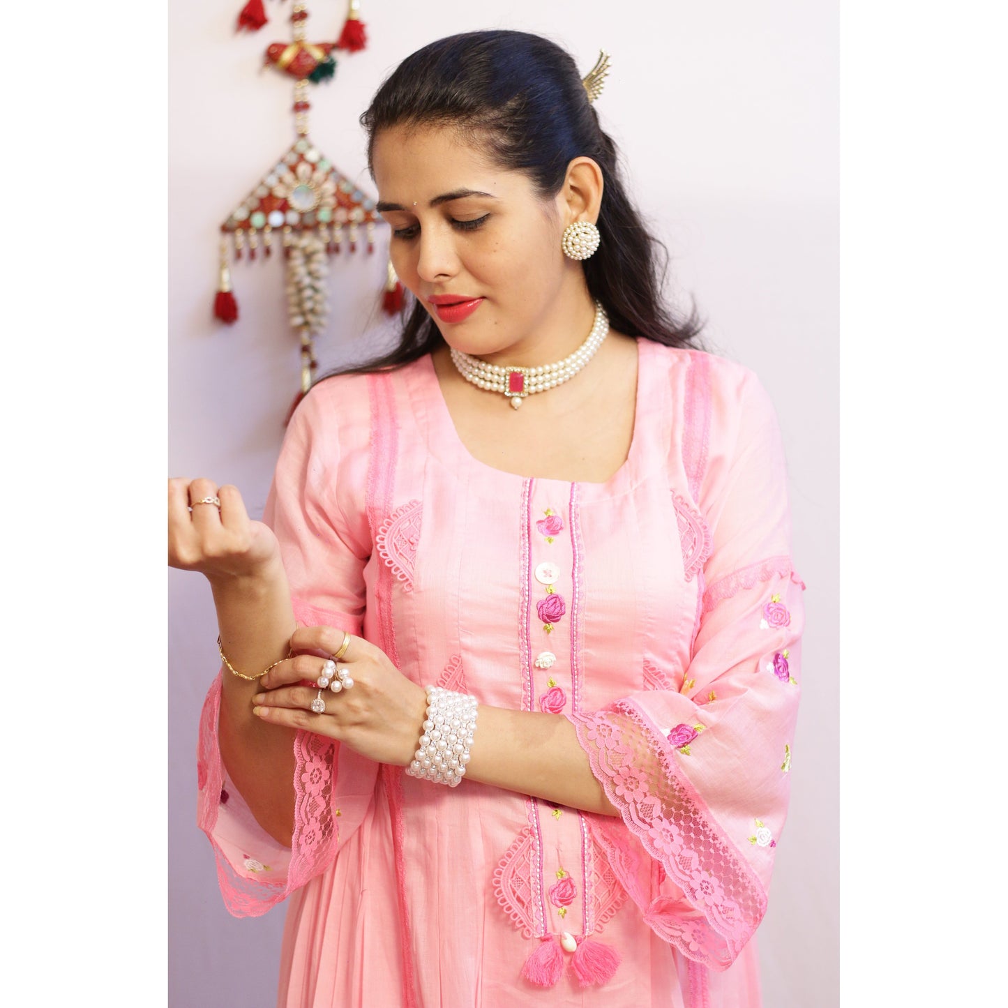 Sakhi Embroidered Suit Set
