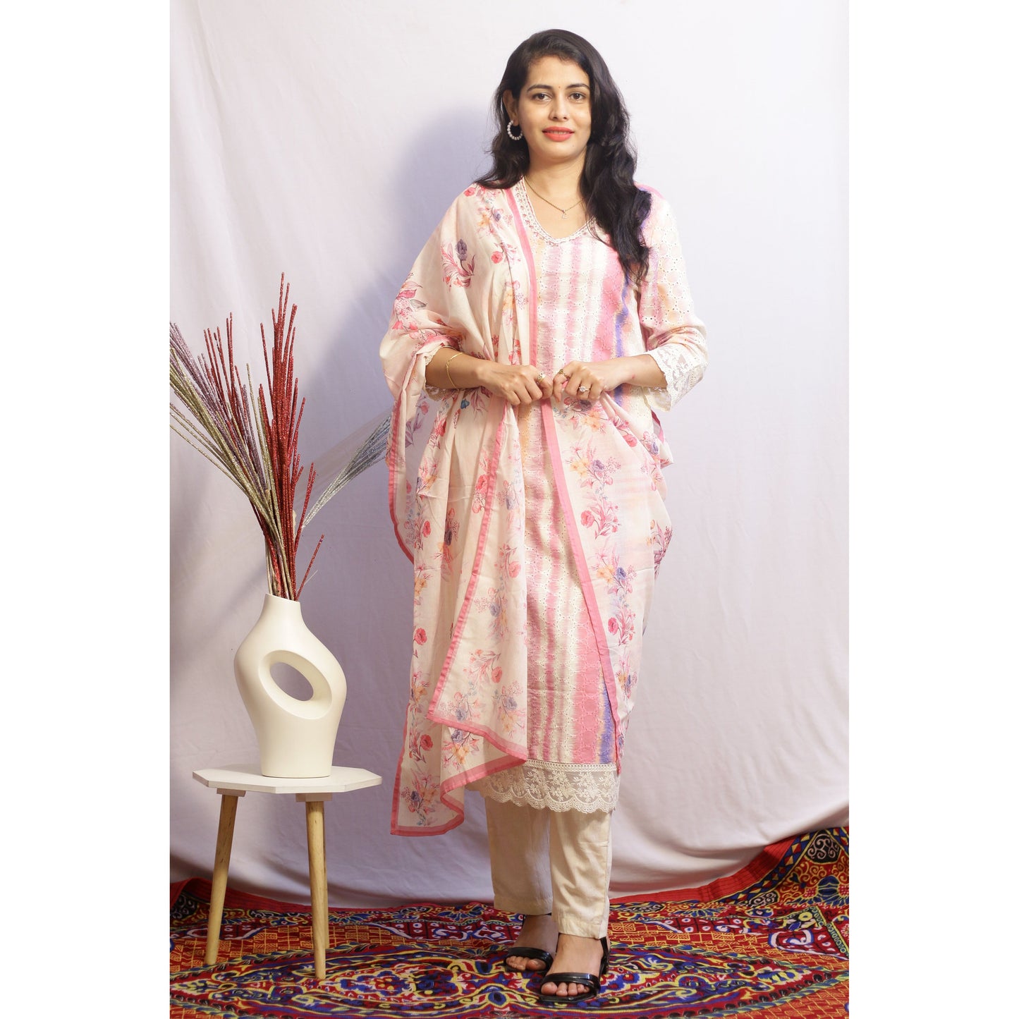 Dishita Embroidered Suit Set
