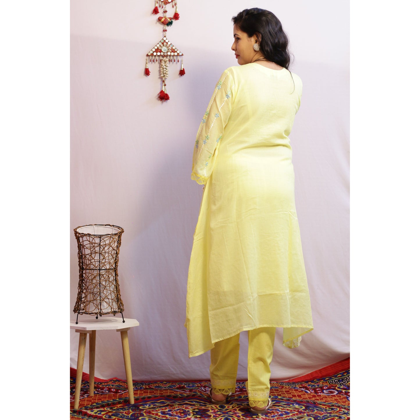 Tridha Embroidered Suit Set