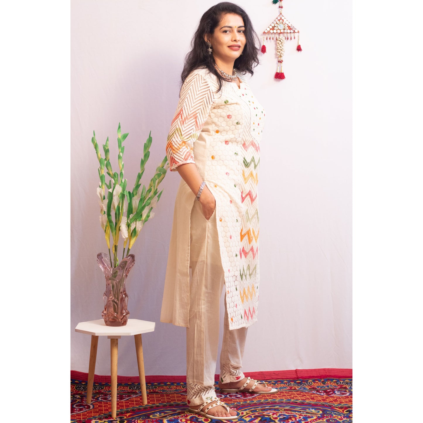 Saanvi Embroidered Suit Set