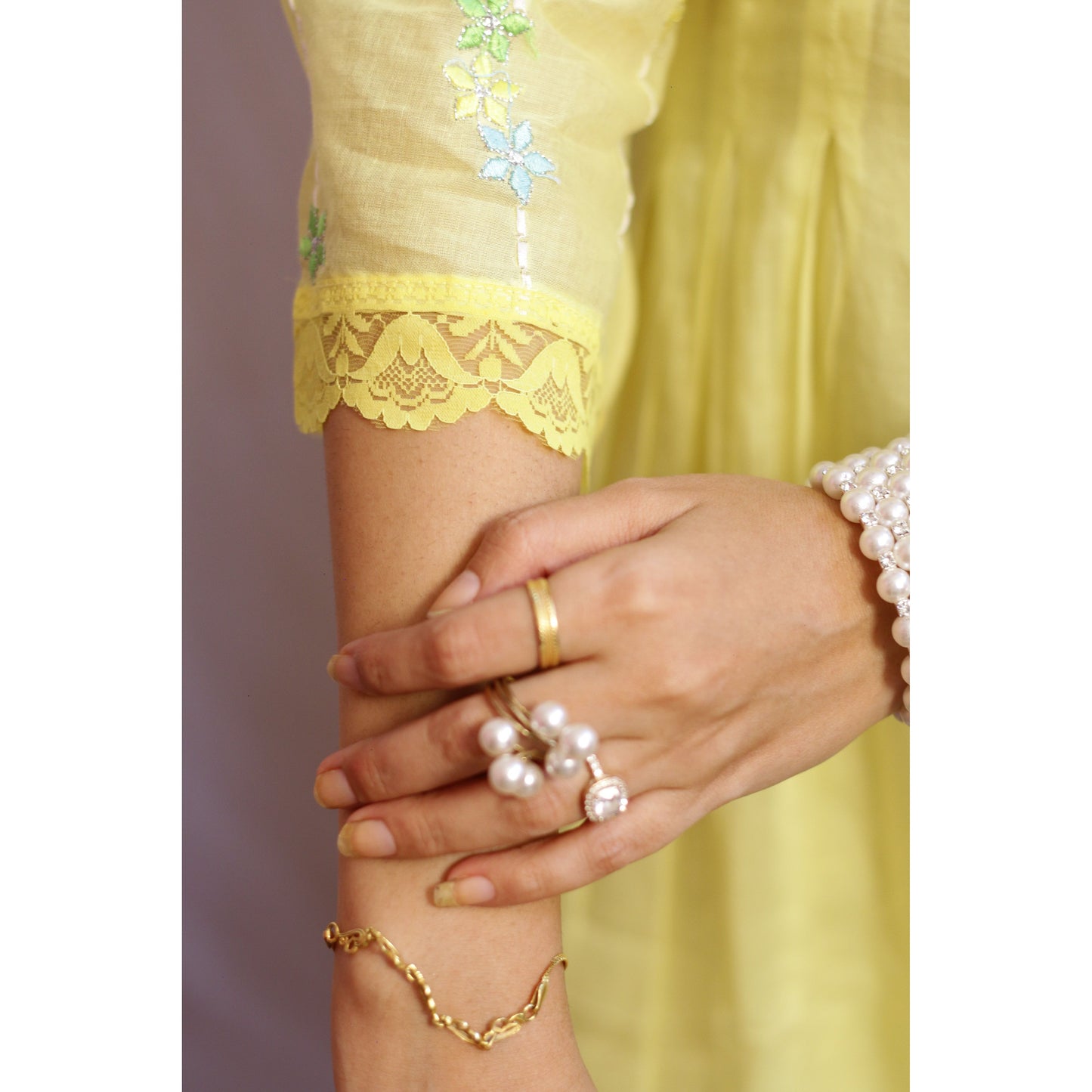 Tridha Embroidered Suit Set