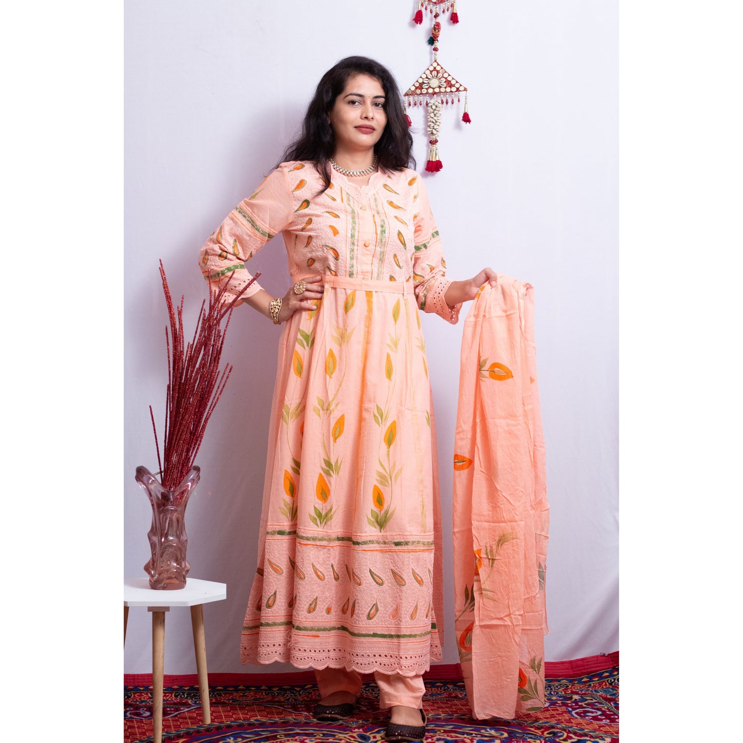 Erisha Embroidered Suit Set