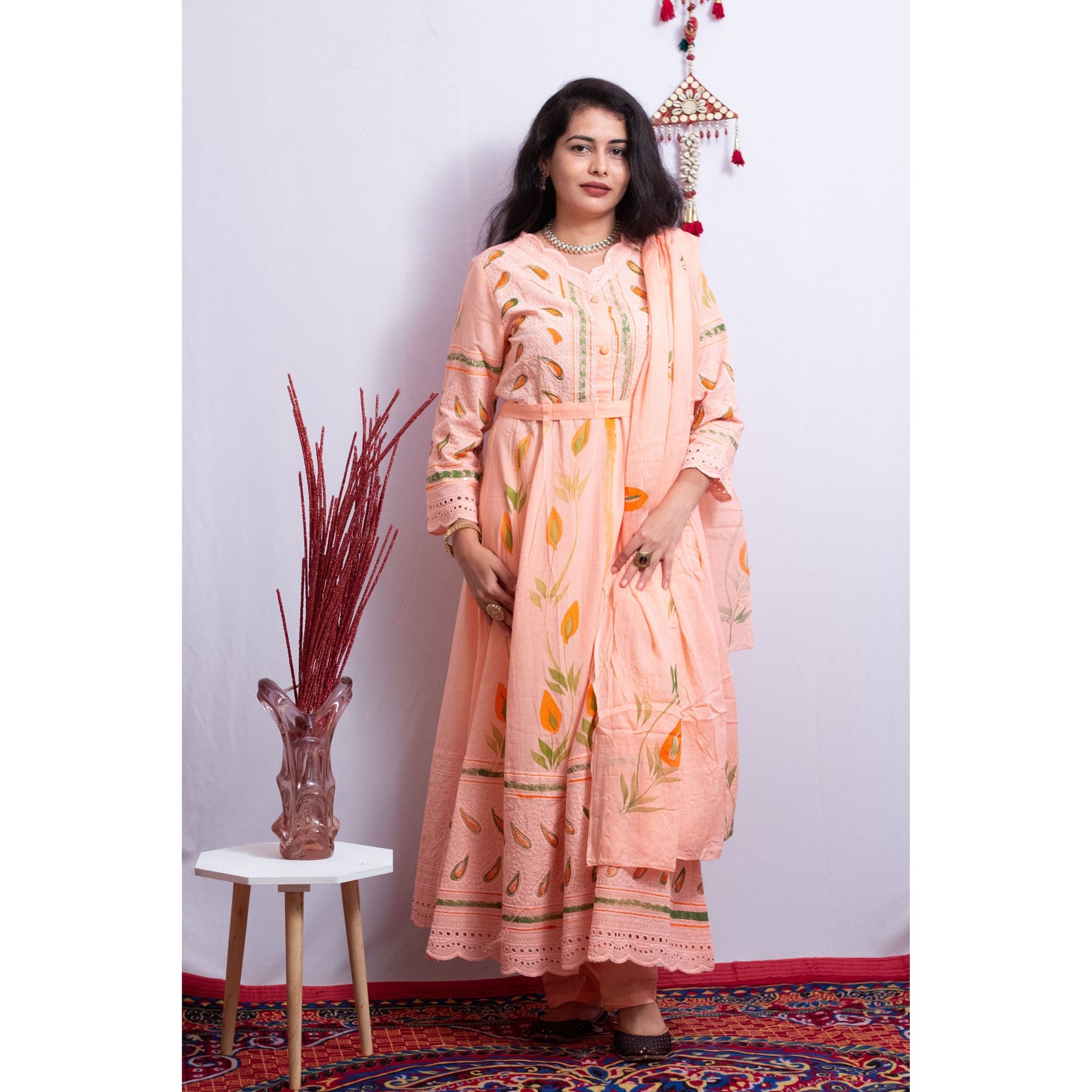 Erisha Embroidered Suit Set
