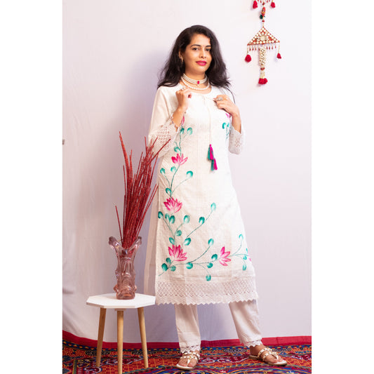 Vanya Embroidered Suit Set