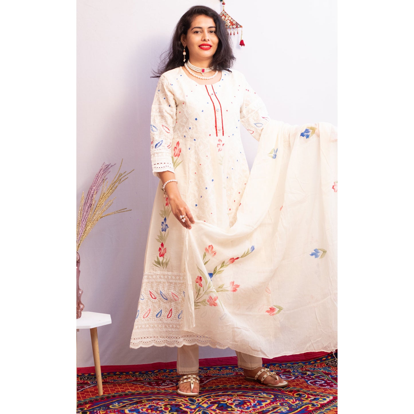 Shyla Embroidered Suit Set