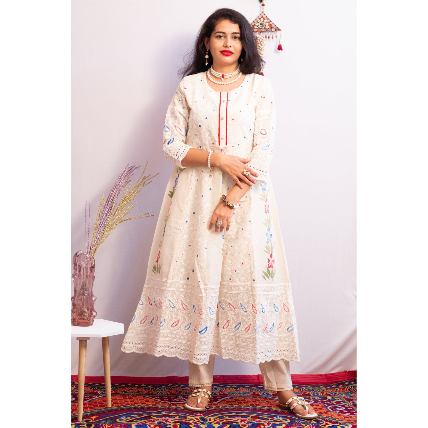 Shyla Embroidered Suit Set