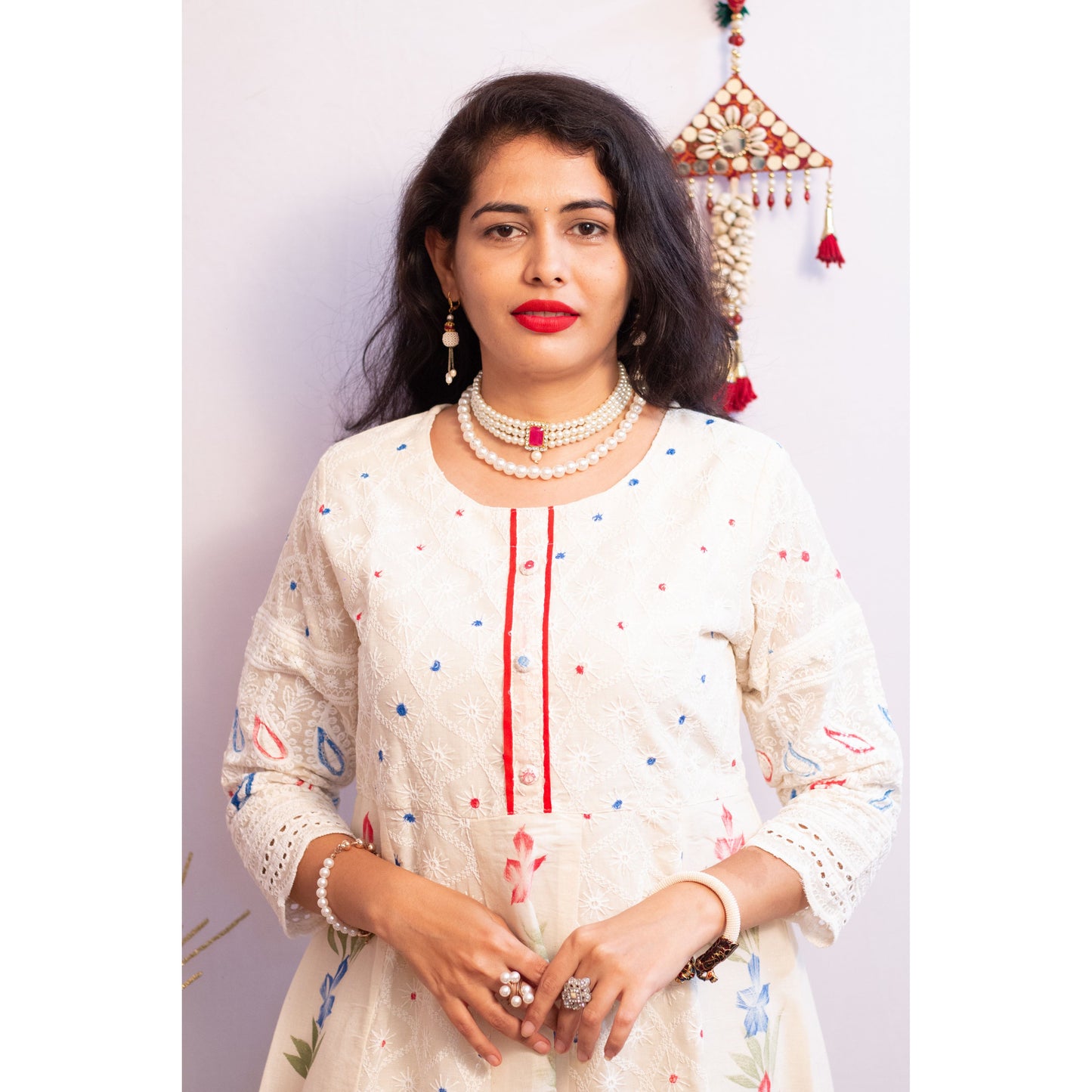 Shyla Embroidered Suit Set
