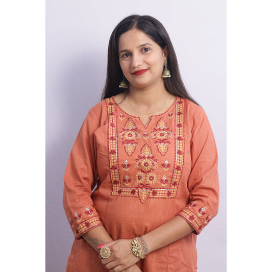 Hanika Embroidered Suit Set